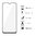 Full Coverage Tempered Glass Screen Protector for OnePlus 7 - Black